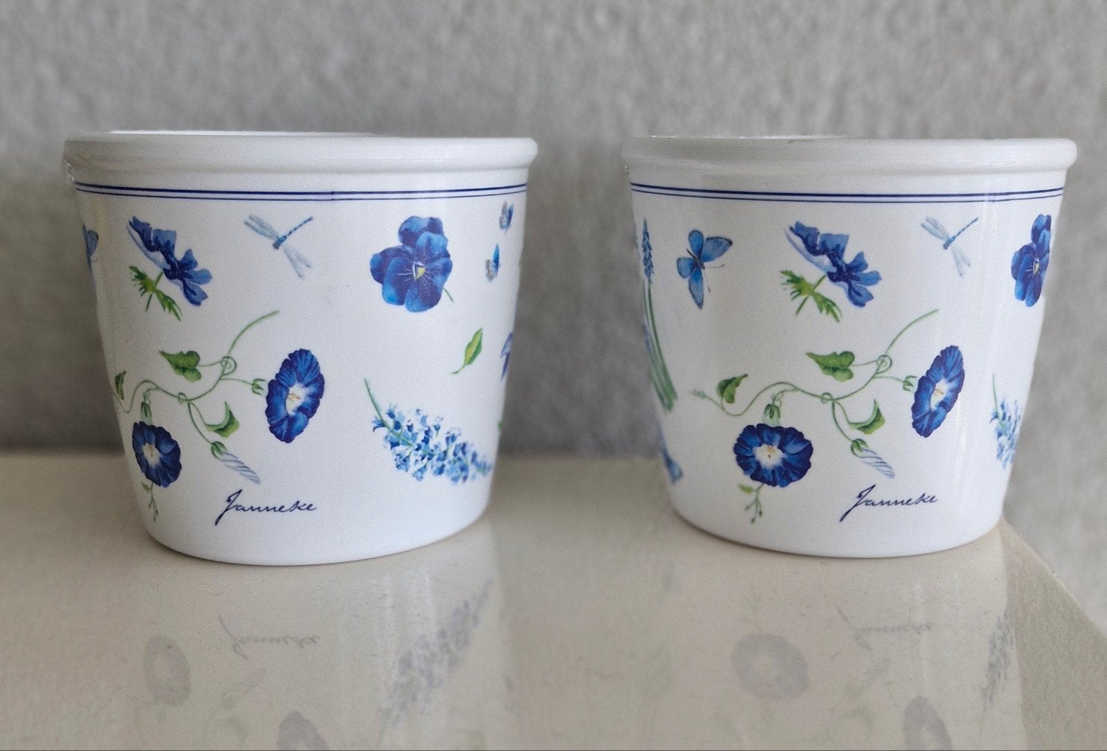 Twee Melamine Rosti schaaltjes Janneke Brinkman, Overige materialen, Ophalen of Verzenden, Overige stijlen, Schaal of Schalen