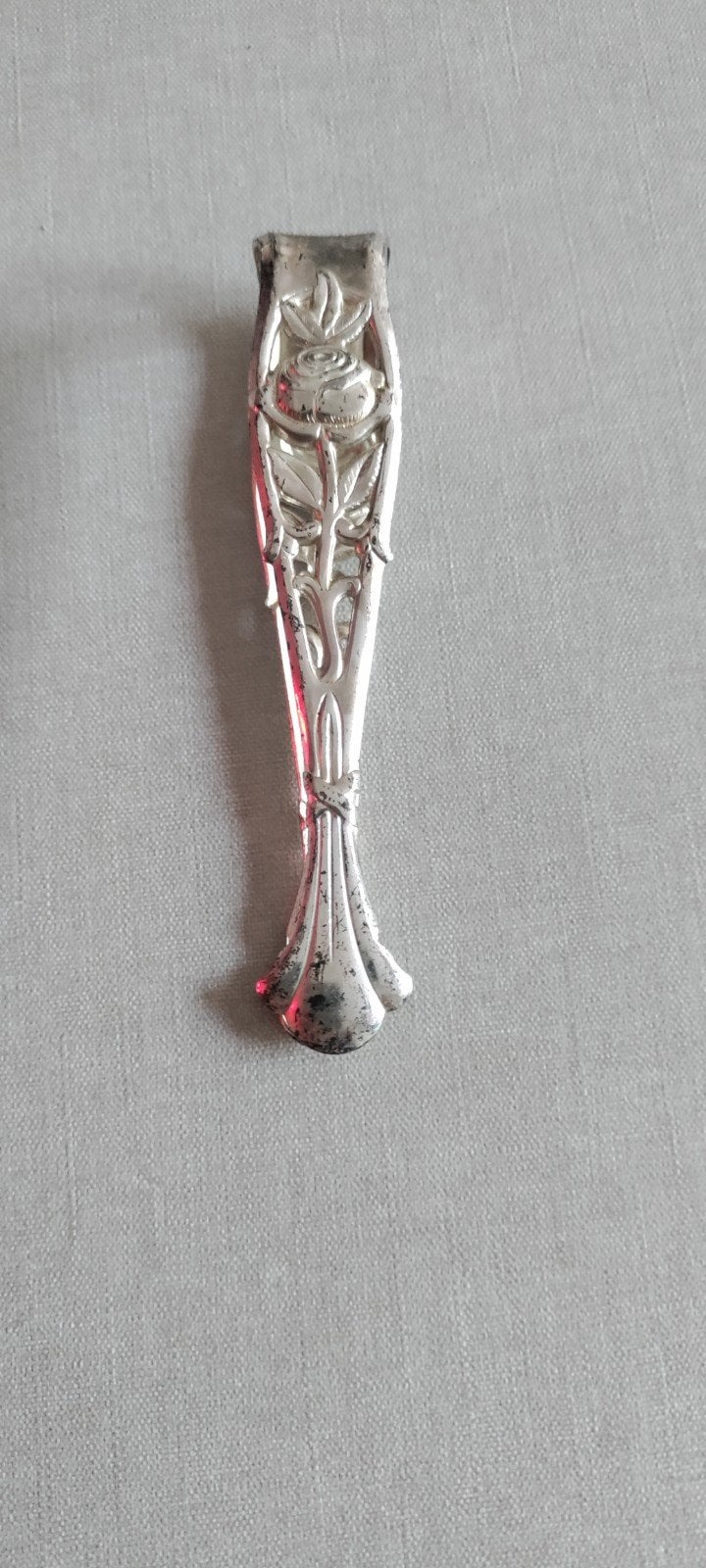 SUIKERKLONTJESTANG,suikerklontjes,Tang,Zilver*,Quist, Antiek en Kunst, Ophalen of Verzenden