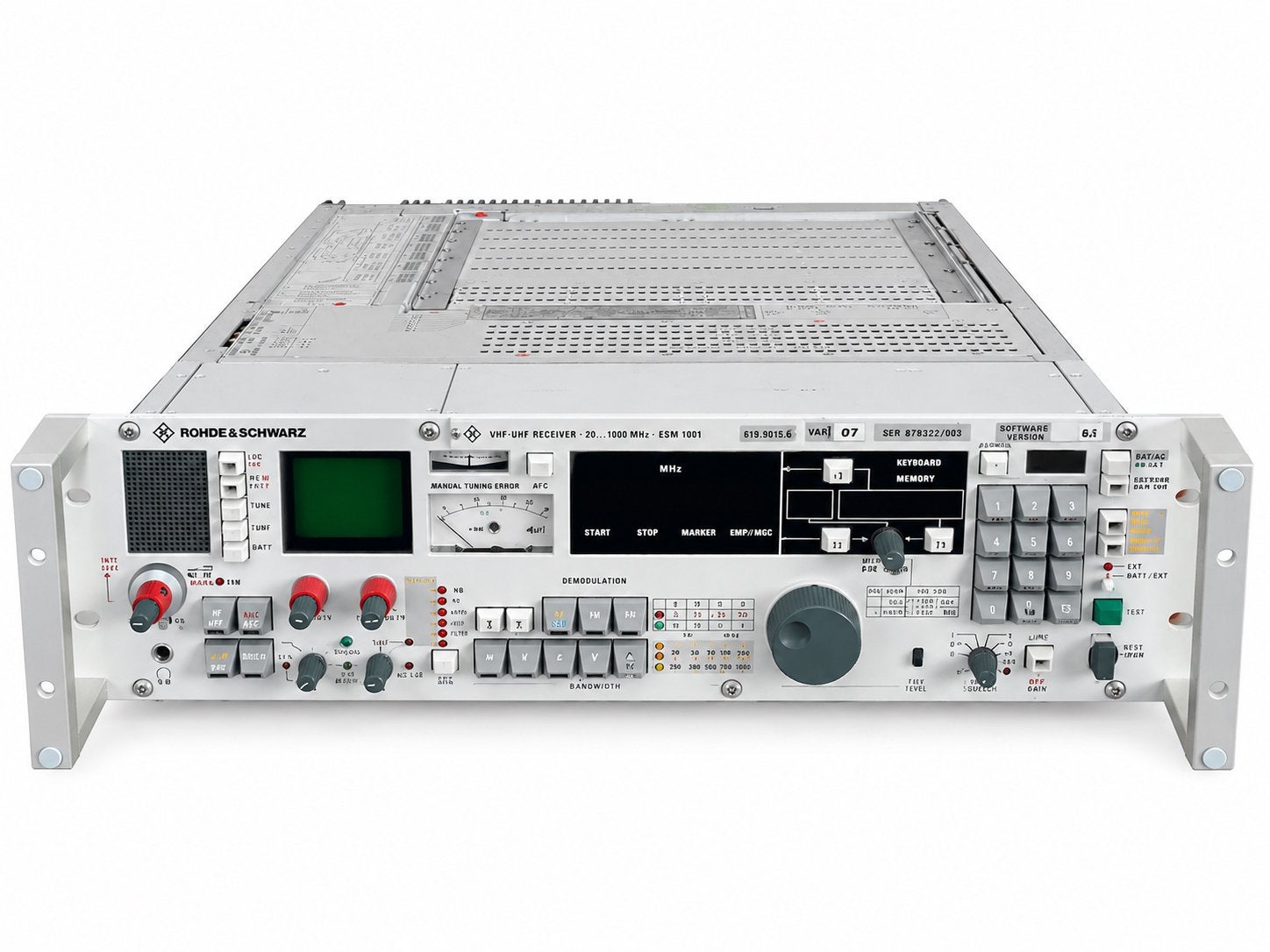 Rohde & Schwarz VHF-UHF Ontvanger ESM 1001, Ophalen, Gebruikt, Ontvanger