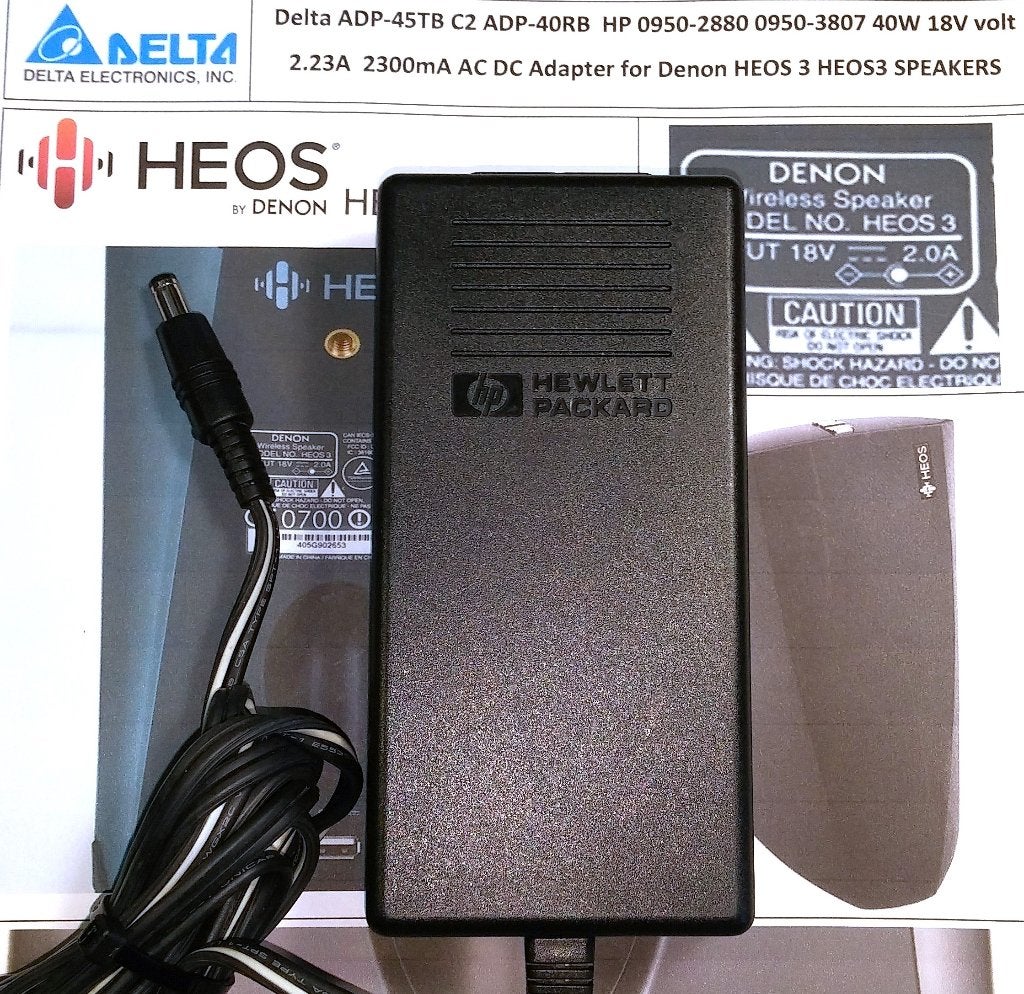 Delta ADP-45TB ADP-40RB 18V 2A Denon HEOS 3 Power Adapter, Ophalen of Verzenden, Zo goed als nieuw