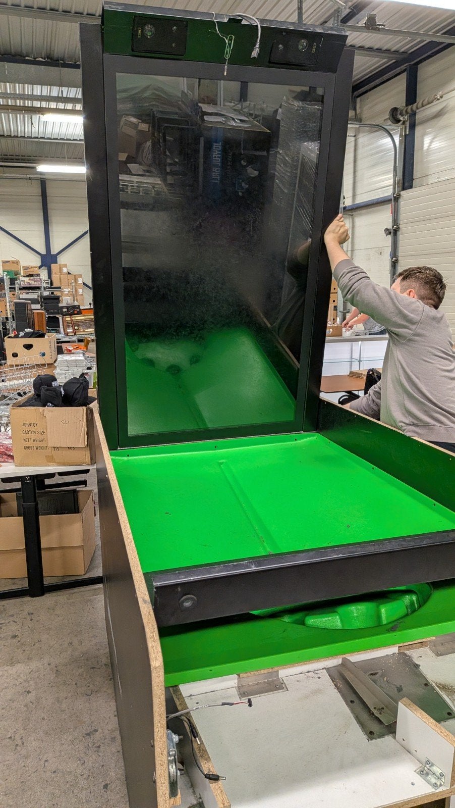 Arcade / Virtual Pinball Behuizing met Goldfinger 65" Scherm, Ophalen, A, A, A