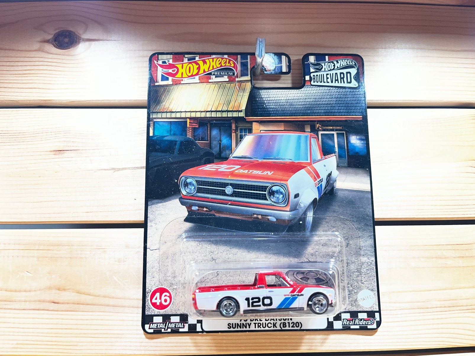 Datsun Sunny Truck B120 hotwheels, Ophalen of Verzenden, Zo goed als nieuw, Auto