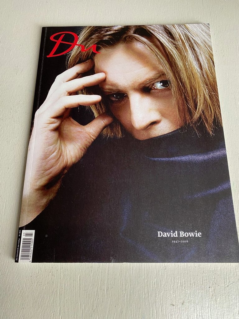David Bowie - 1947 - 2016 - Tijdschrift Du Nr 864, Du Magazine, Artiest, Ophalen of Verzenden, Zo goed als nieuw