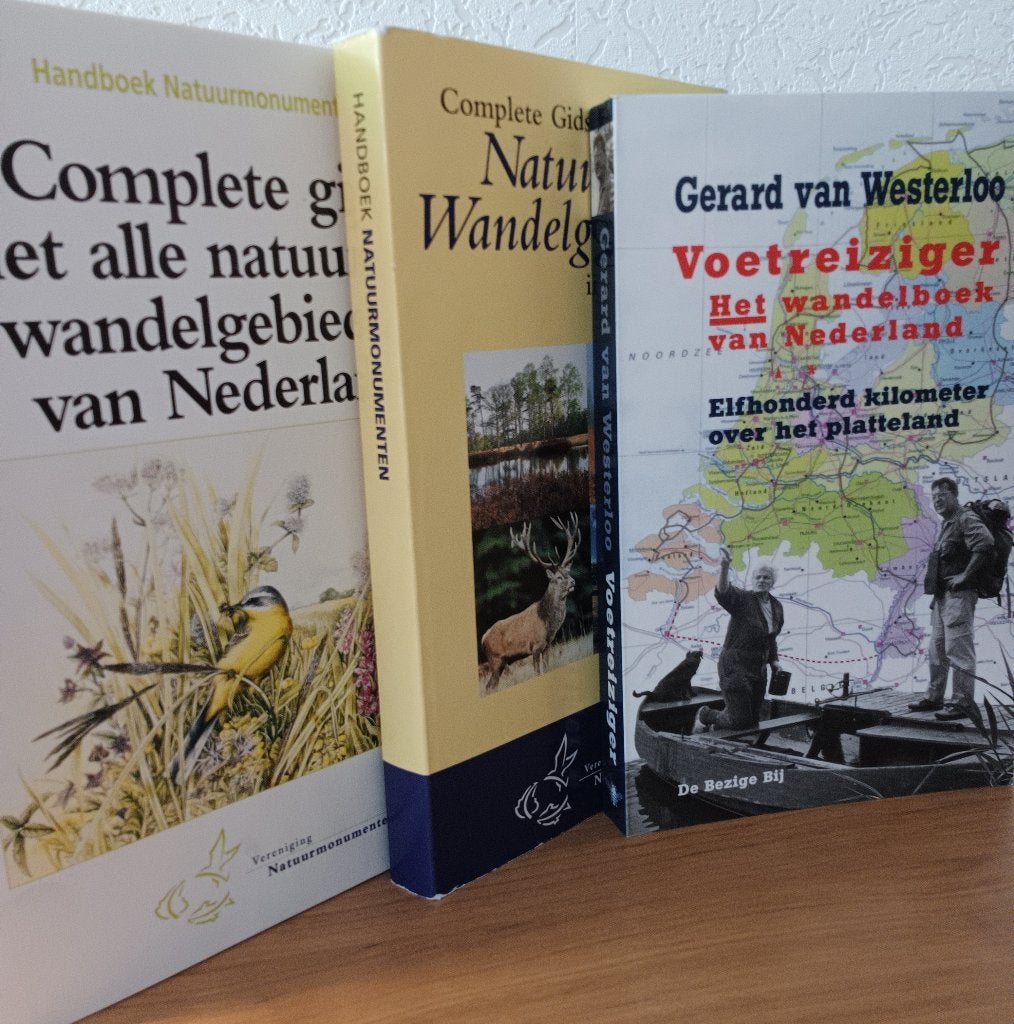 Wandel- en natuurboeken Nederland – 3 stuks | 019, Ophalen of Verzenden, Gelezen, Wandel- of Recreatiegebieden, Diverse auteurs