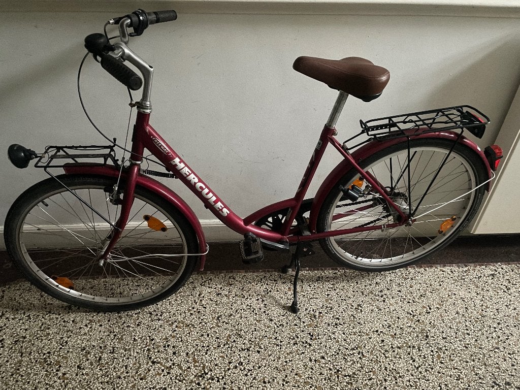Dames-/kinderfiets 26inch Hercules, Fietsen en Brommers, Fietsen | Dames | Damesfietsen, Terugtraprem, Gebruikt, Versnellingen