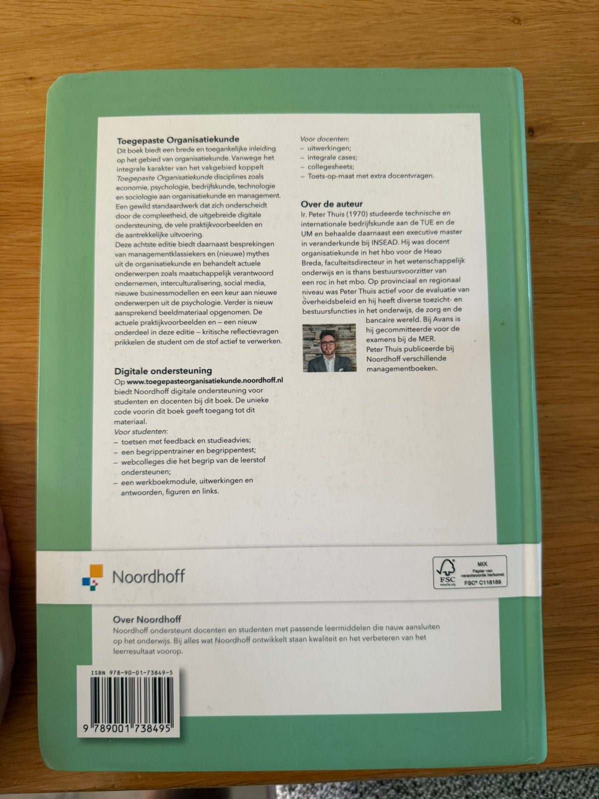 Toegepaste Organisatiekunde - Peter Thuis, Diversen, Notitieboeken, Ophalen of Verzenden, Gebruikt