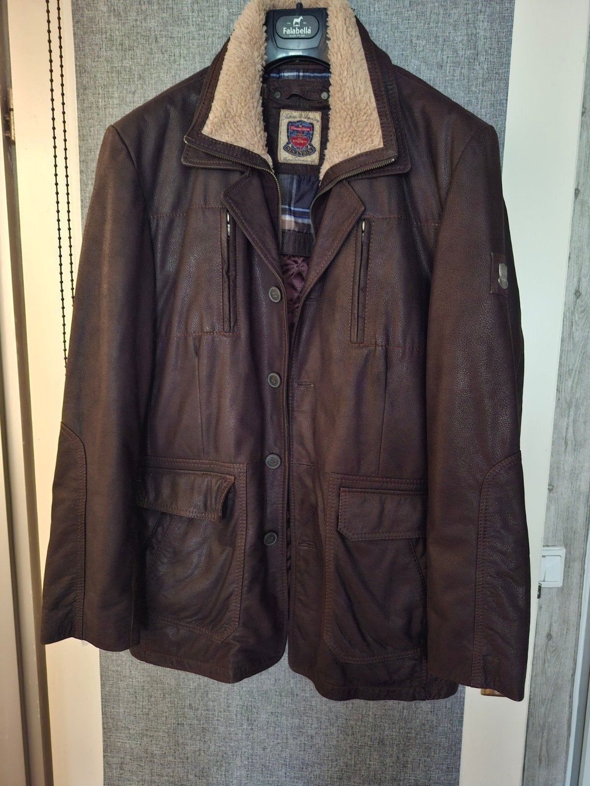 Te Koop. .Lederen jassen  maat 52/54, Kleding | Heren, Ophalen of Verzenden, Zo goed als nieuw, Maat 52/54 (L)