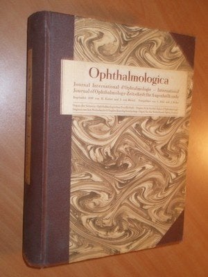 Ophthalmologica. Vol 135, Ophalen of Verzenden, Zo goed als nieuw, Natuurwetenschap