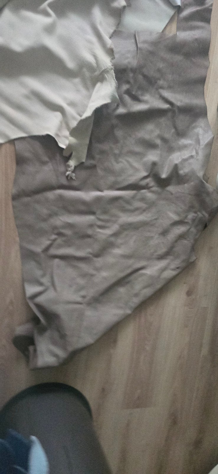 Partij echt leer grote stukken diverse kleuren, Bruin, Leer of Kunstleer, Ophalen of Verzenden, Zo goed als nieuw