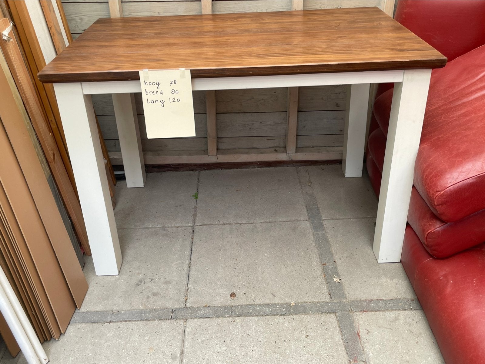 Eettafel, Huis en Inrichting, Tafels | Statafels, Ophalen, Gebruikt