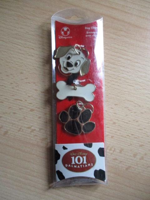 Disney 101 Dalmatiërs honden halsband bedeltjes 3 stuks, Ophalen of Verzenden, Overige figuren, Nieuw, Beeldje of Figuurtje