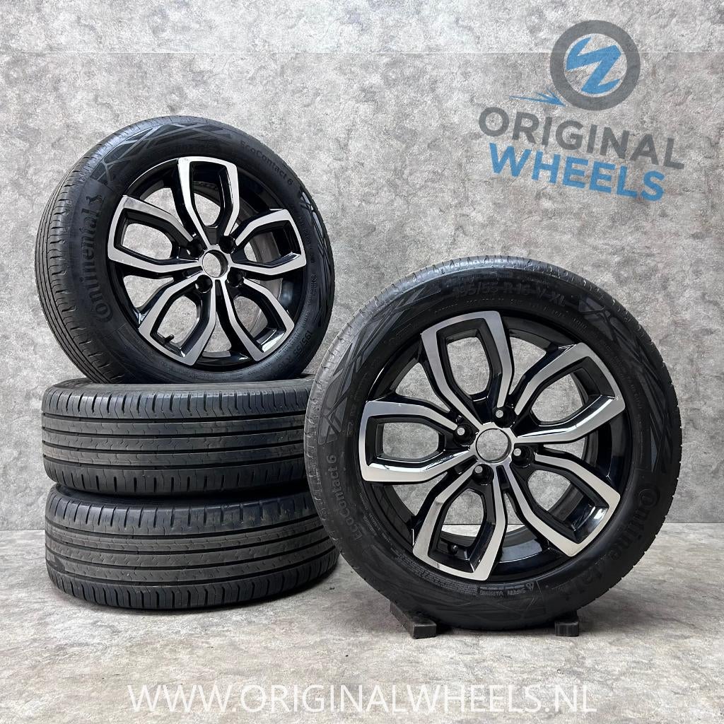 16 inch originele velgen + zomerbanden Renault Clio 4, Auto-onderdelen, Banden en Velgen, Gebruikt, 16 inch, Banden en Velgen