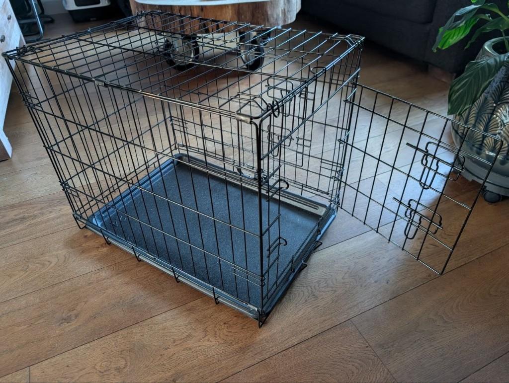 Honden bench opvouwbaar, Dieren en Toebehoren, Hondenbenches, Ophalen, Gebruikt