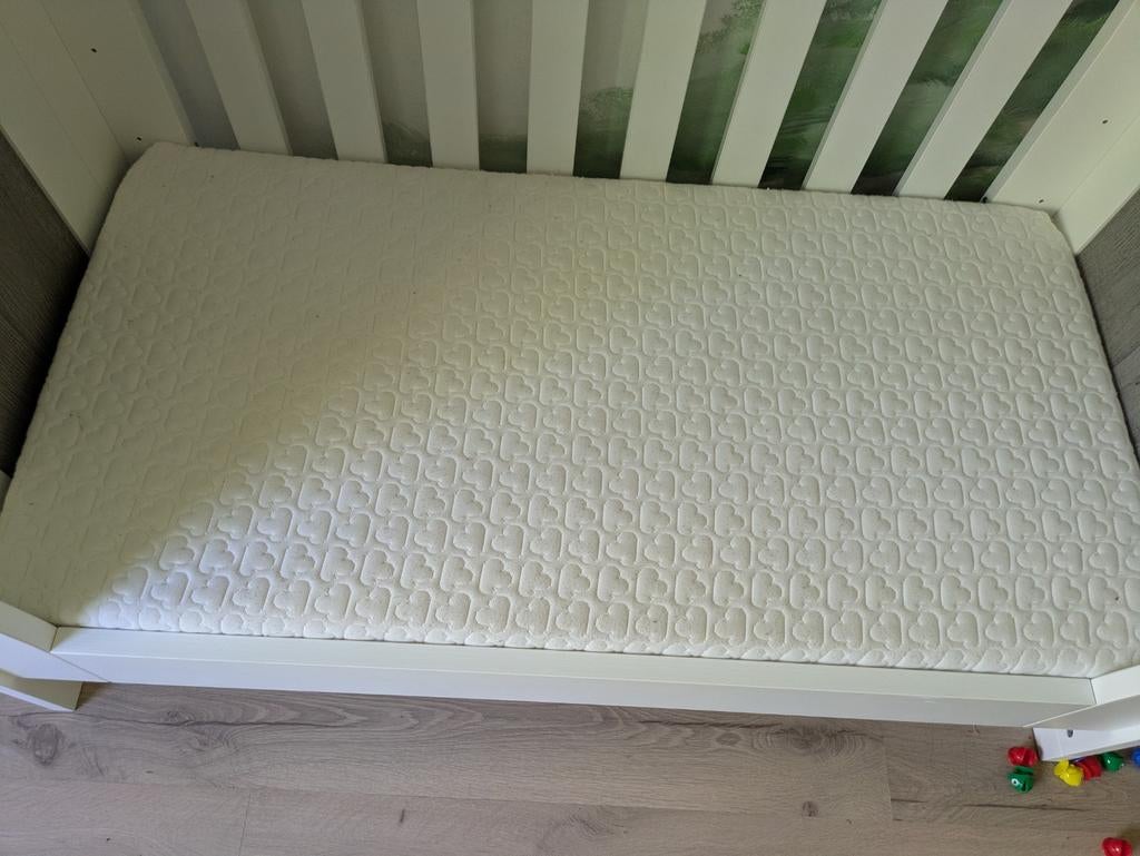 Matras Aerosleep evolution pack topper 60 120 ledikant, Ophalen of Verzenden, Zo goed als nieuw, Minder dan 140 cm, Matras