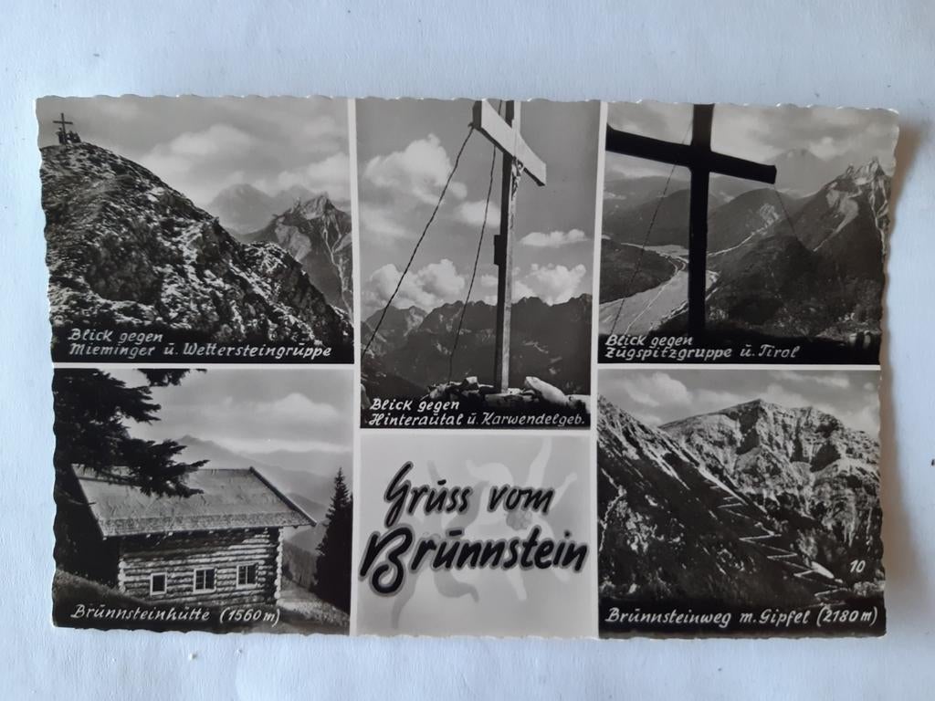 Oude Ansichtkaart Gruss vom Brünnstein (Duitsland), Ophalen of Verzenden