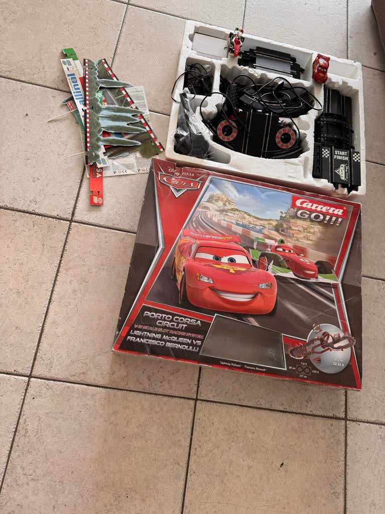 Carrera GO!!! Disney Cars Porto Corsa Circuit Racebaan, Carrera, Ophalen of Verzenden, Elektrisch, Racebaan