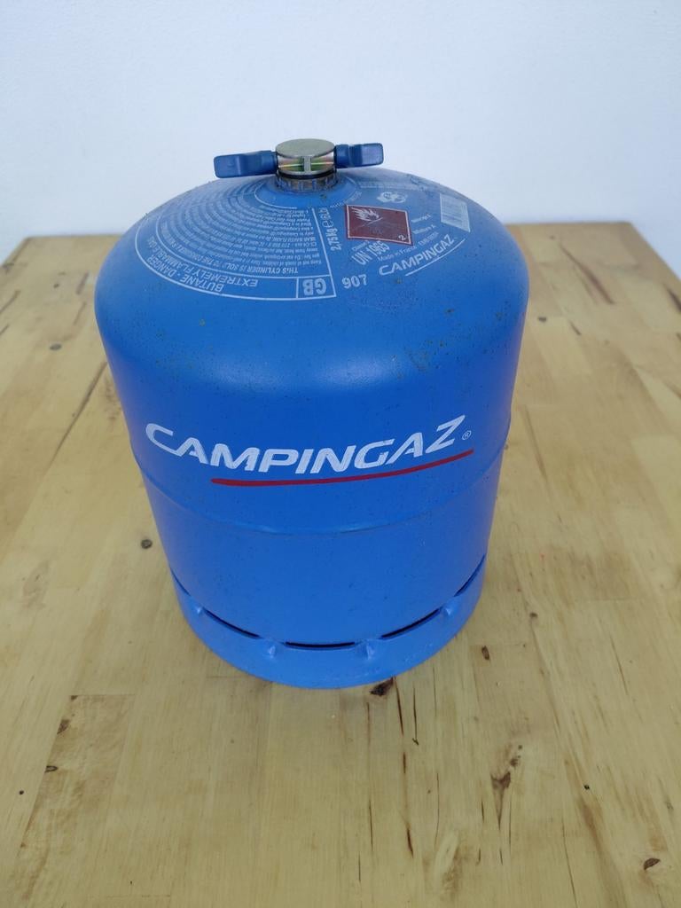 907 Camping gasfles leeg., Ophalen
