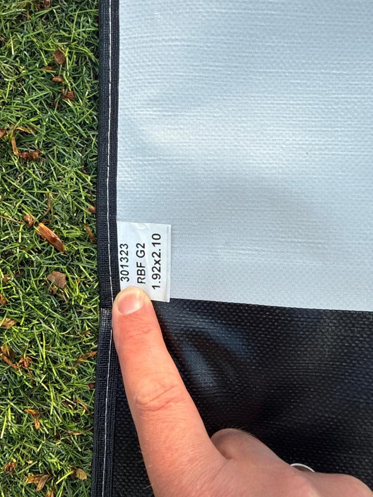 Rain Blokker Thule G2 luifel zijwand 1.92 x 2.10, Caravans en Kamperen, Caravan accessoires, Gebruikt, Ophalen