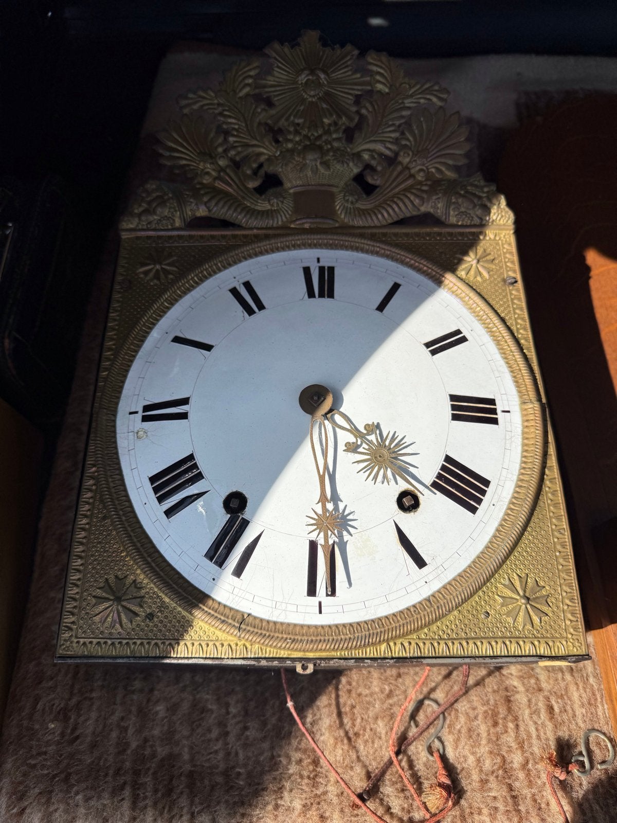 Antieke Comtoise Klok uit circa 1830 - Authentiek uurwerk, Ophalen