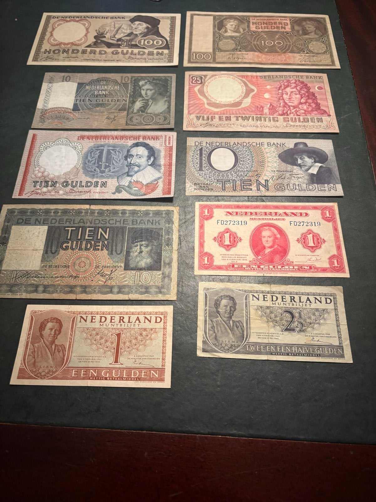 Prachtige verzameling oude Nederlandse gulden biljetten, Ophalen of Verzenden, Setje
