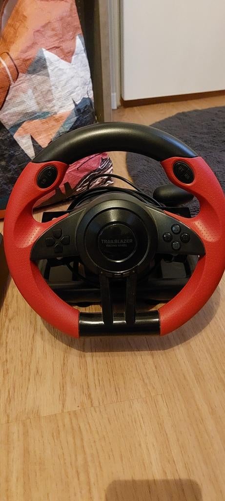 Thrustmaster Speedlink Racewiel voor PC - Compleet & Werkend, Ophalen, Gebruikt, Racen en Vliegen