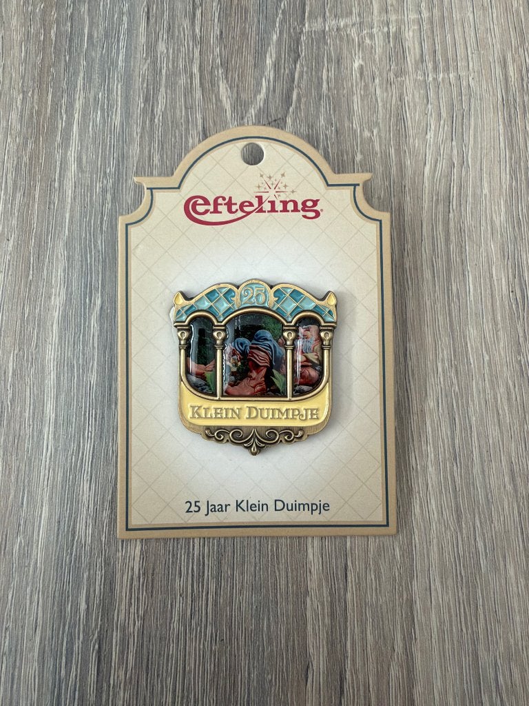 Efteling 25 jaar Klein Duimpje pin, Ophalen of Verzenden, Nieuw, Overige onderwerpen, Speldje of Pin