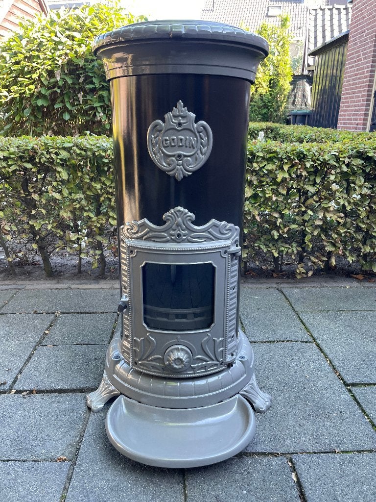 Prachtige NIEUWE Godin houtkachel 7,5KW energieklasse A!!, Ophalen, Vrijstaand, Hout, Nieuw