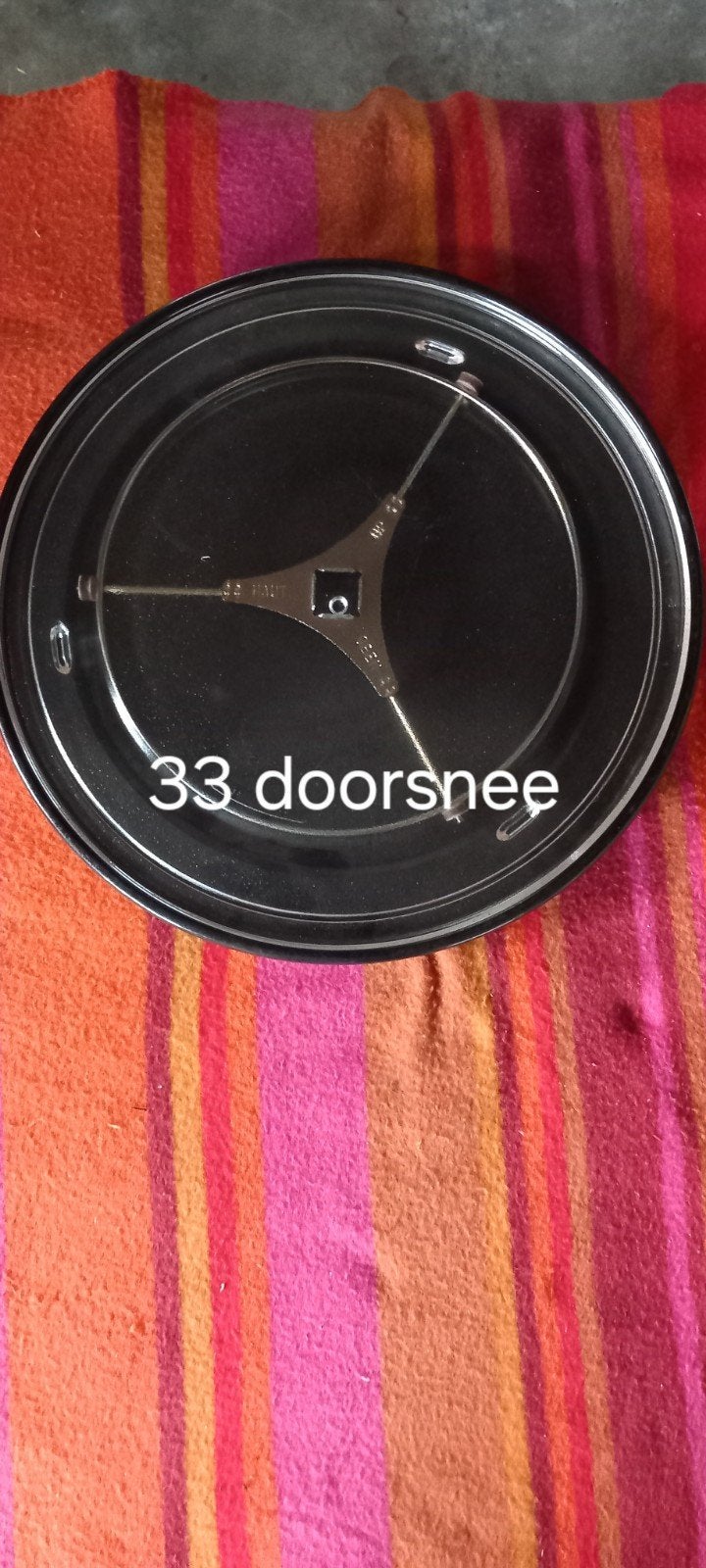 Draaiplateau magnetron met ring - 23.5 cm en 33 cm, Witgoed en Apparatuur, Ophalen of Verzenden, Gebruikt