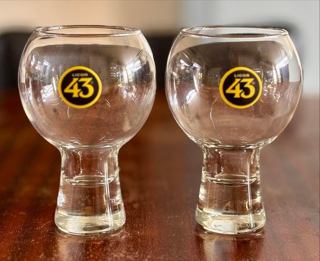 Set van 2 Licor 43 glazen, Verzamelen, Glas en Borrelglaasjes, Ophalen of Verzenden, Nieuw