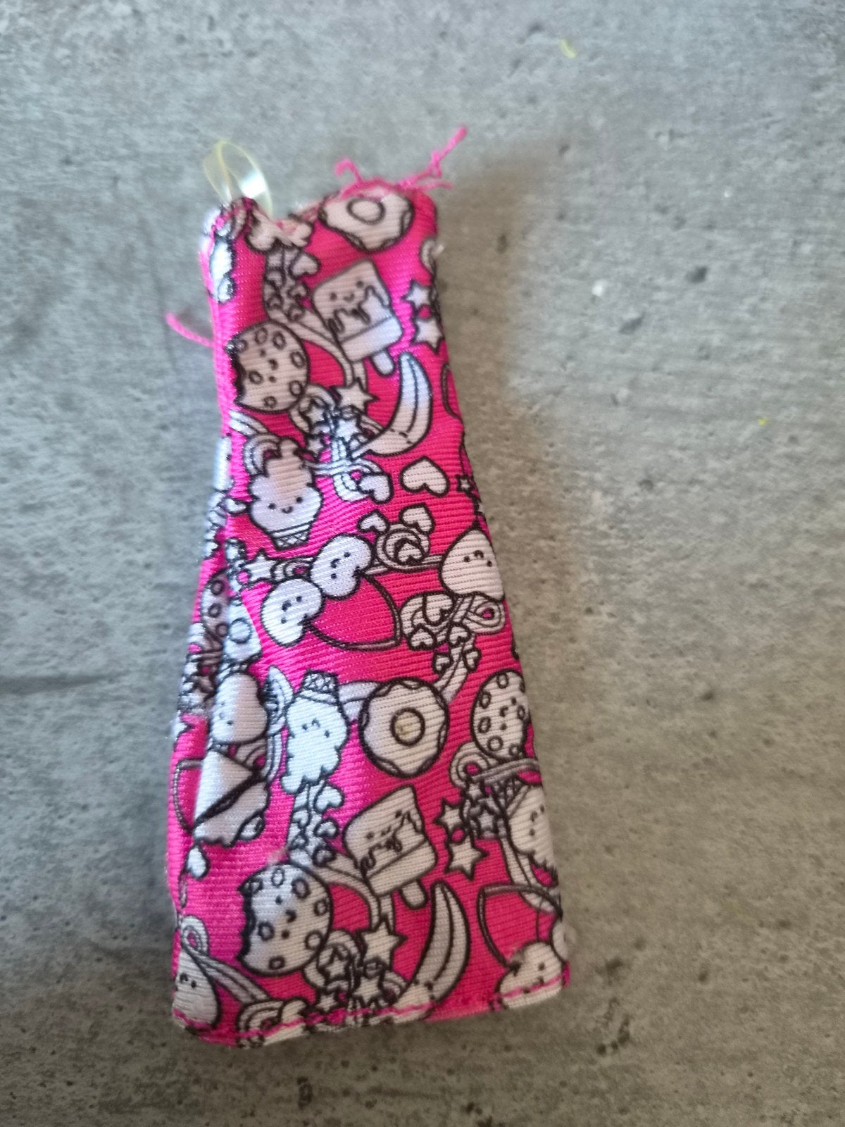 Barbie jurk roze met leuke print, Ophalen of Verzenden, Gebruikt