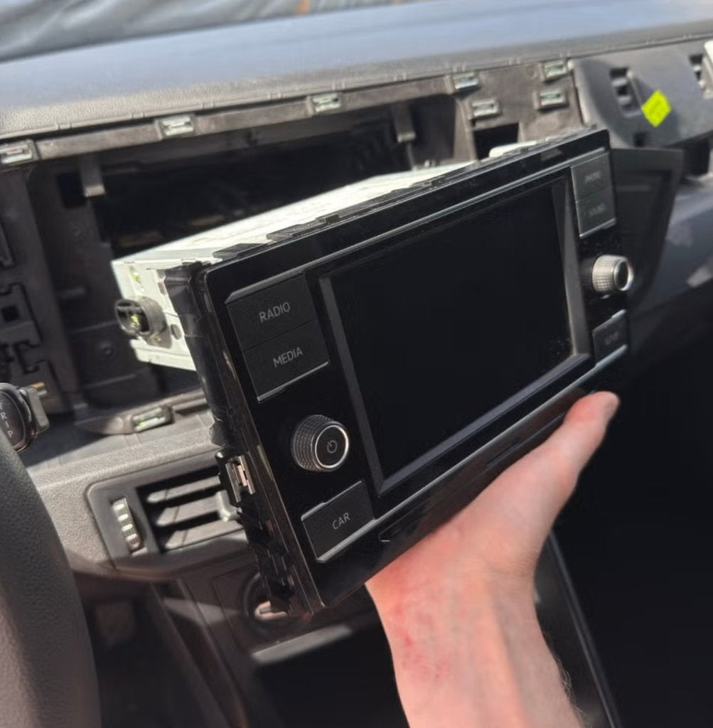 Volkswagen Polo radio  + achteruitrij camera, Ophalen of Verzenden, Nieuw, Volkswagen