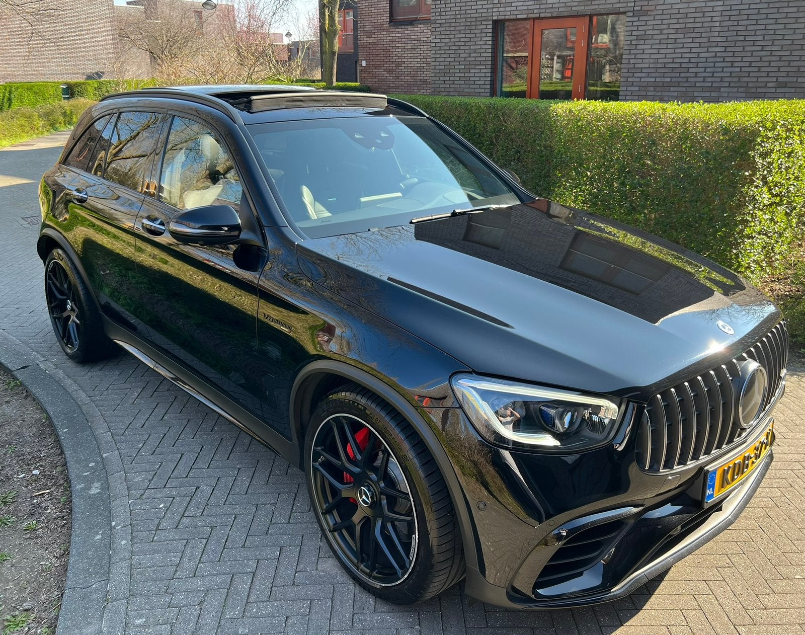 Mercedes-Benz GLC 63 S AMG 510pk 4MATIC+ AMG Speedshift MCT, Auto's, Automaat, 510 pk, Zwart, Leder