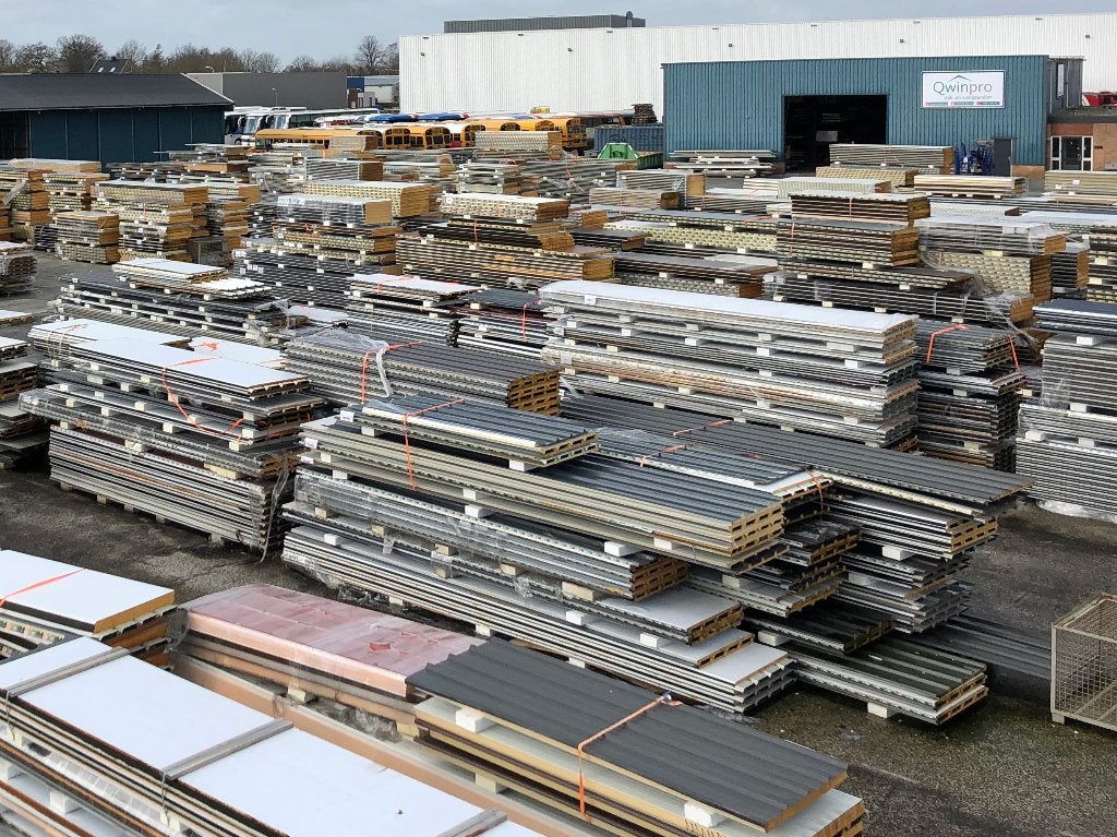 B-Keuze sandwichpanelen - !!LEEGVERKOOP!! - € 1/m2, Ophalen, Zo goed als nieuw, Overige materialen, 50 tot 100 mm