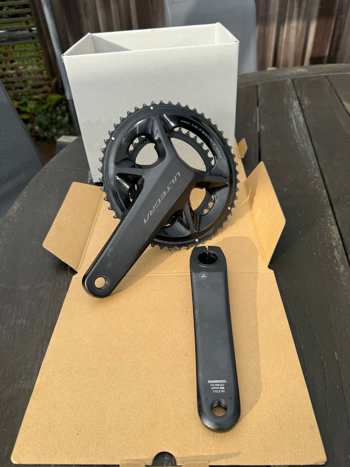 Shimano Ultegra FC-R8100 Crankstel 172.5mm 50-34T, Crankstel of Pedalen, Ophalen of Verzenden, Zo goed als nieuw, Aluminium