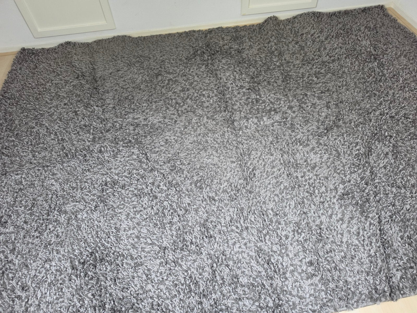 Prachtig Hoogpolig Vloerkleed Lifa Living Malmö – Antraciet, Ophalen, Zo goed als nieuw