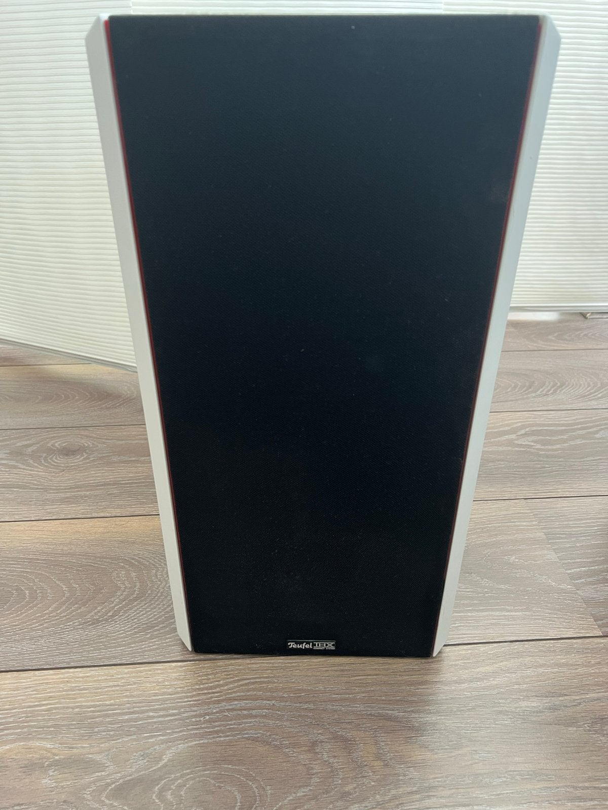 Teufel s4000 SW Subwoofer - Wit, Subwoofer, Zo goed als nieuw, Basreflex, Ophalen
