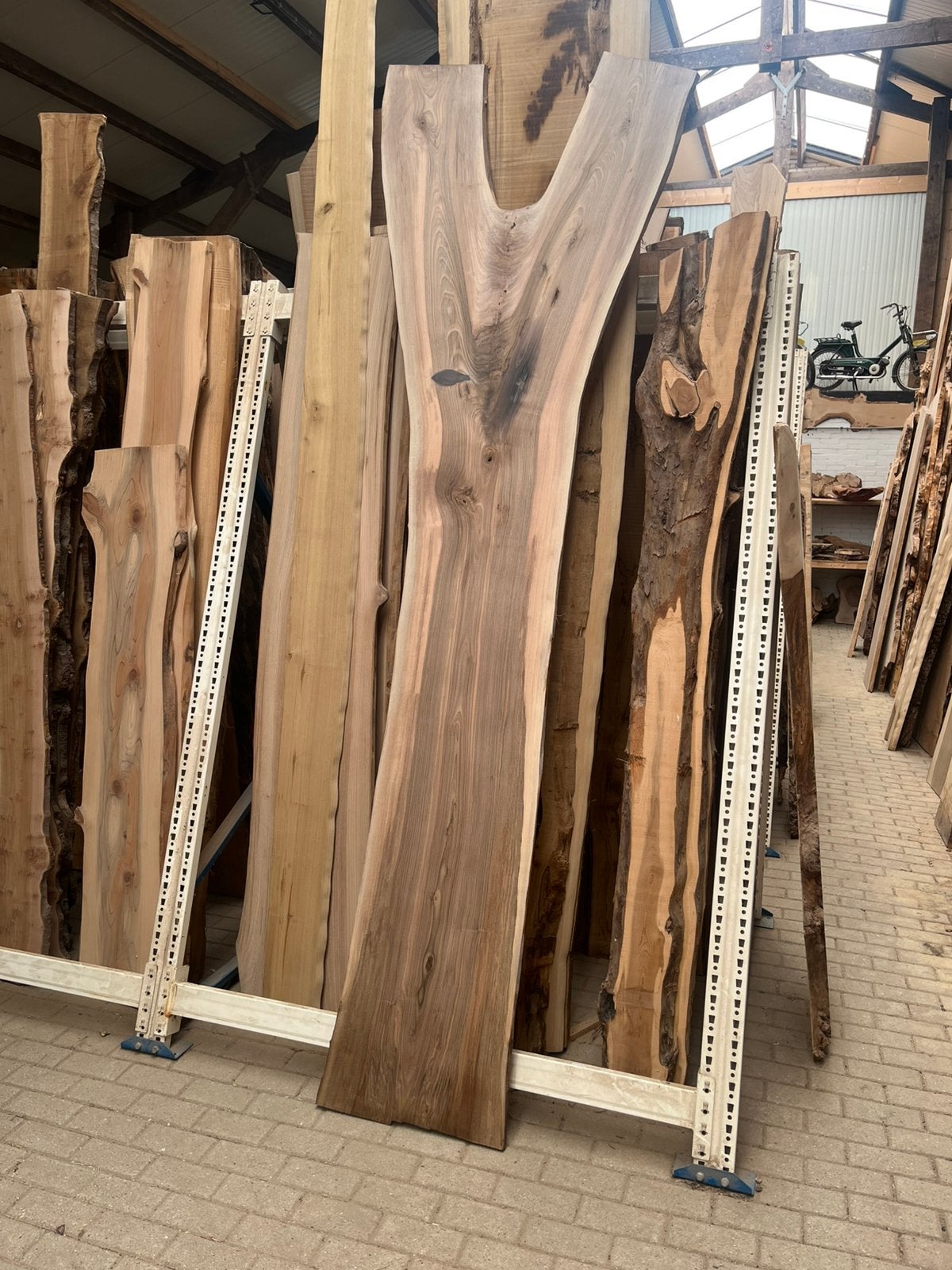 Wandplanken iep black walnut eik kers esdoorn olijf wortel, Ophalen, Nieuw