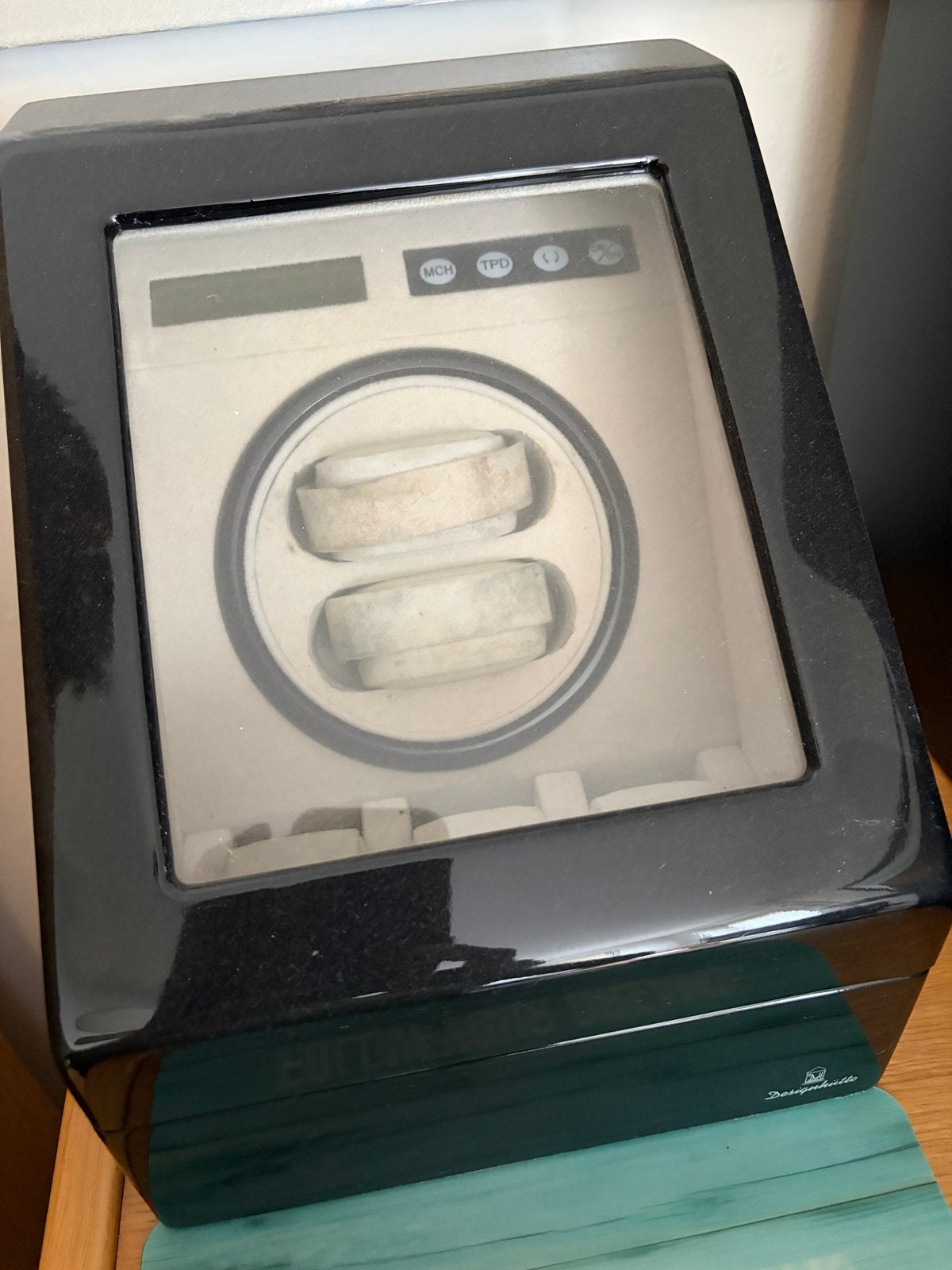 Designhutte Watchwinder voor 2 horloges - Zwart, Ophalen, Gebruikt