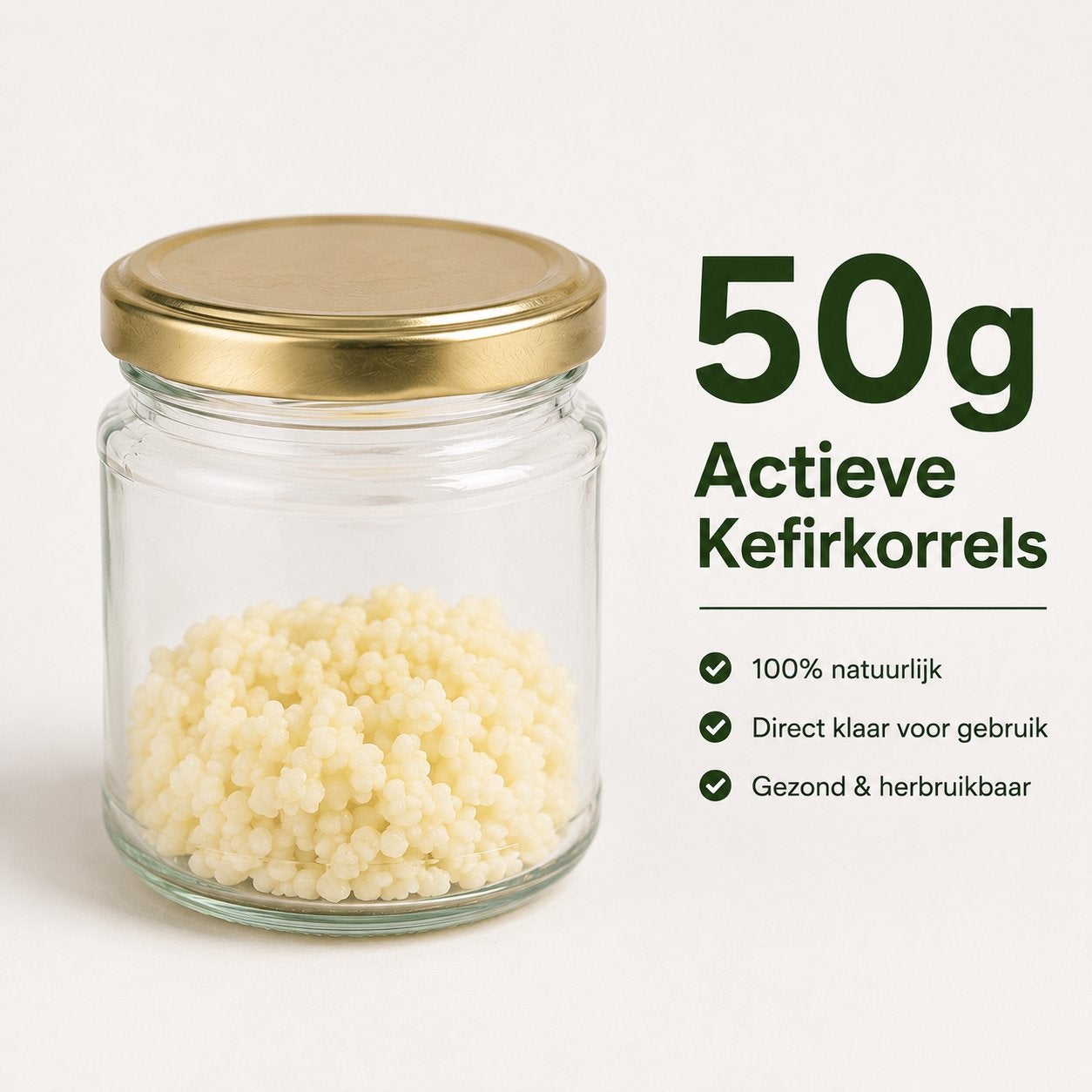 50g Actieve Melk Kefirkorrels – Direct klaar voor gebruik, Diversen, Ophalen