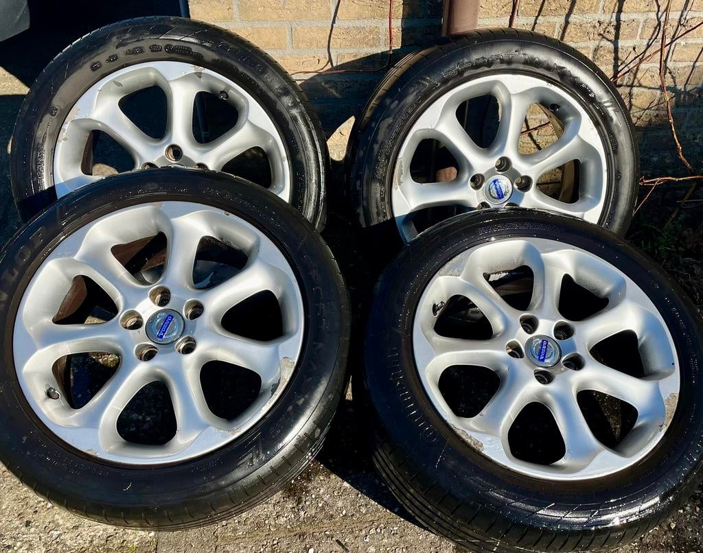 Velgen en banden Volvo V70 Ocean Race 225/50/17, Ophalen, 17 inch, Zomerbanden, 225 mm