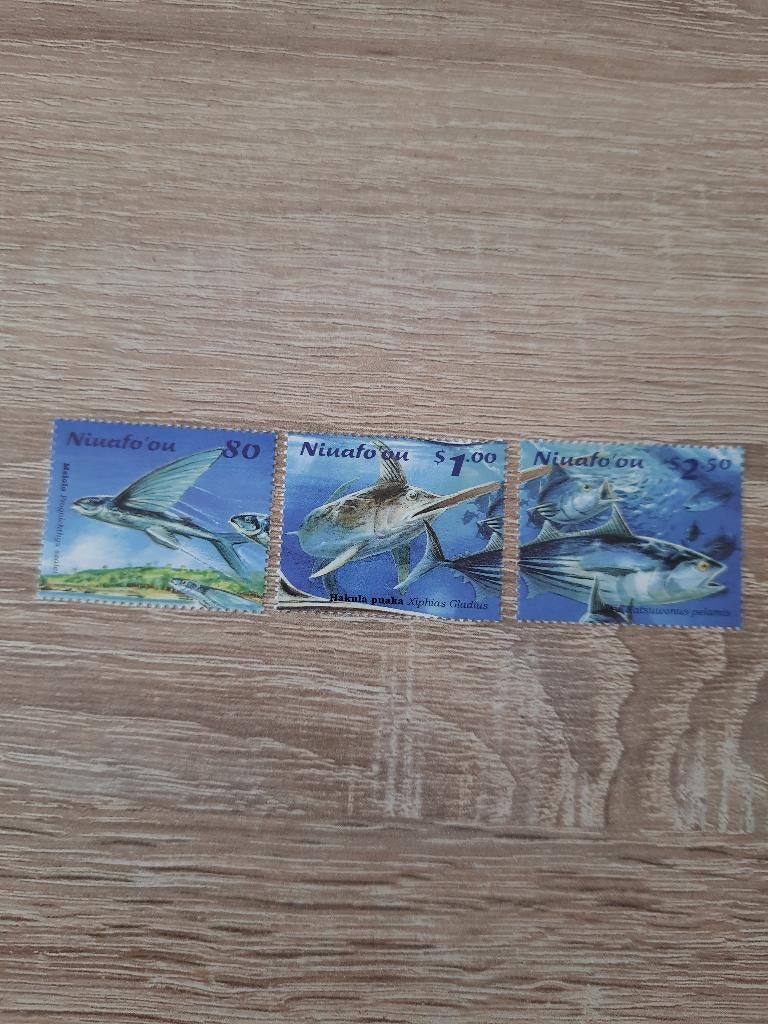 Niuafoou (vissen), Verzenden, Postfris