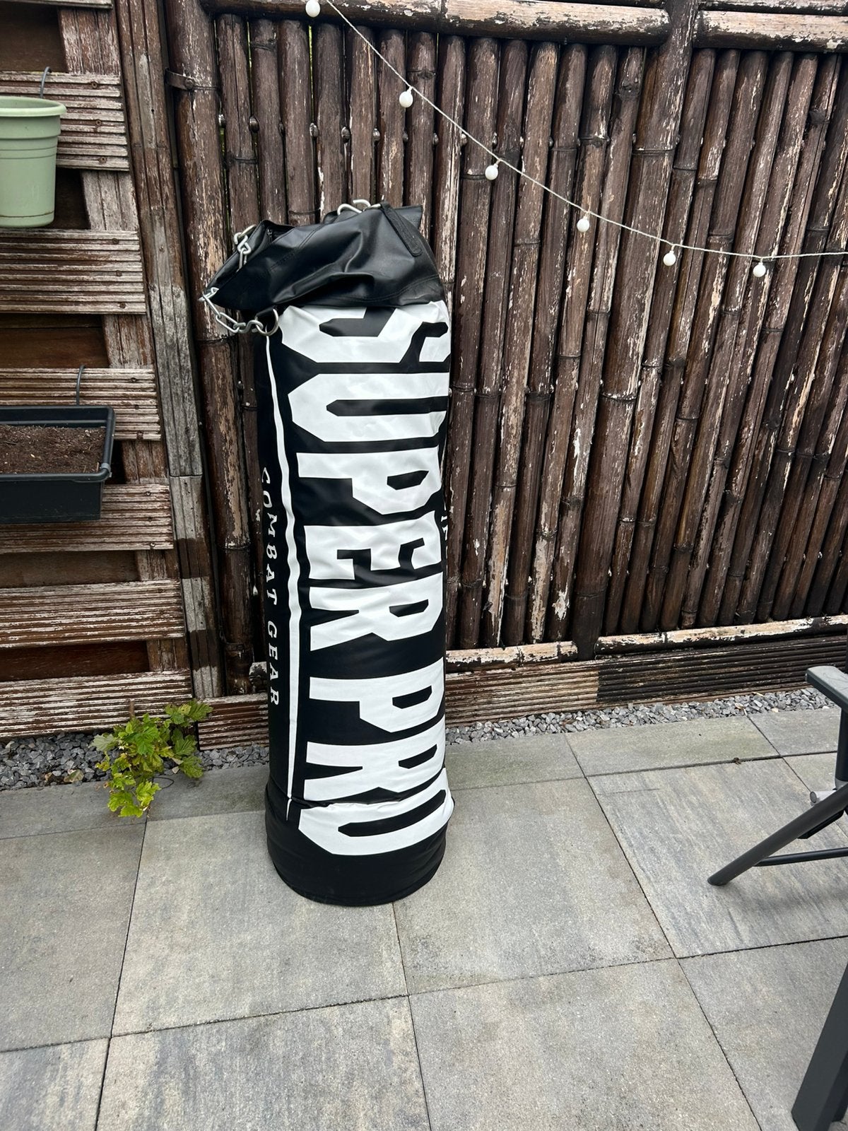 Super pro water-air punchbag 120 cm, Ophalen, Zo goed als nieuw, Bokszak