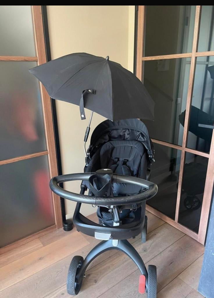 Stokke Xplory zwart, Kinderen en Baby's, Kinderwagens en Combinaties, Ophalen of Verzenden, Zo goed als nieuw, Overige merken