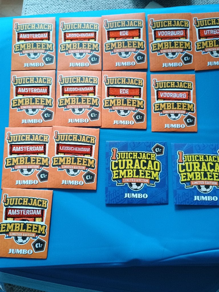 Juich emblemen steden, Jumbo, Ophalen of Verzenden