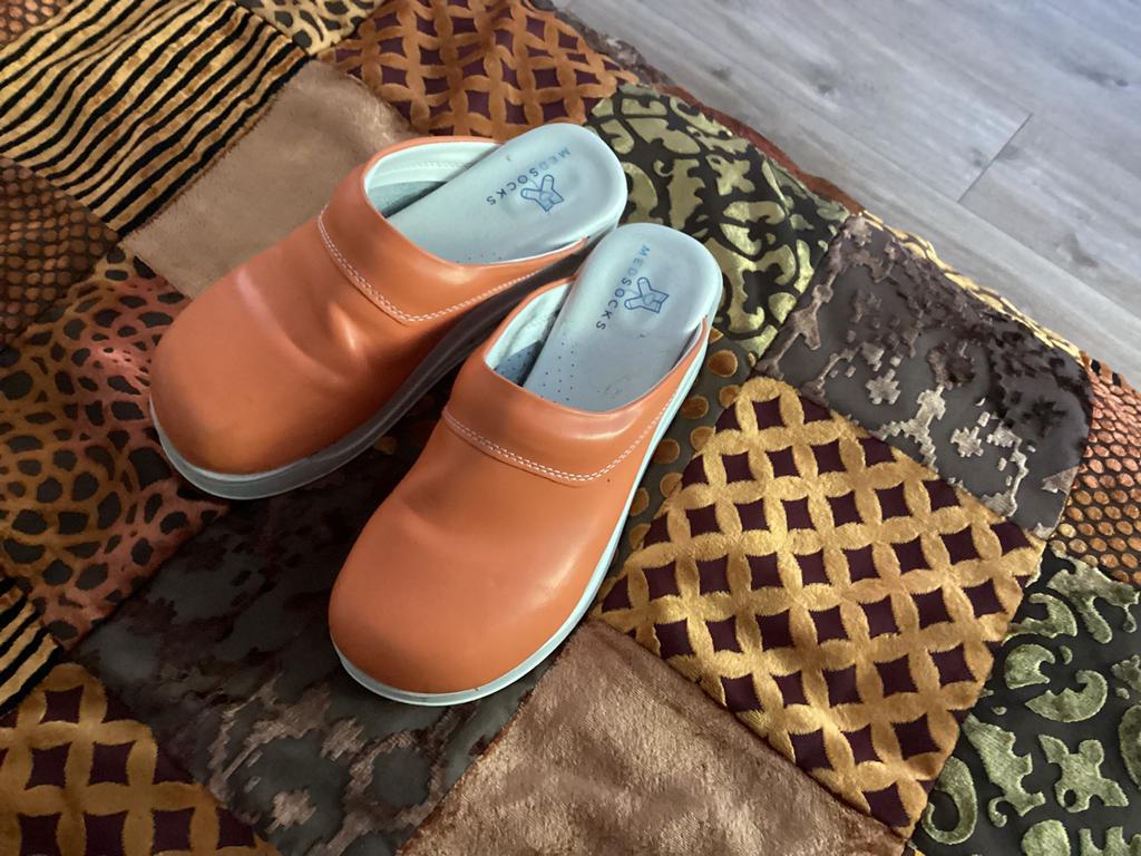 Schoenen, Kleding | Dames, Ophalen, Overige typen, Oranje, Zo goed als nieuw