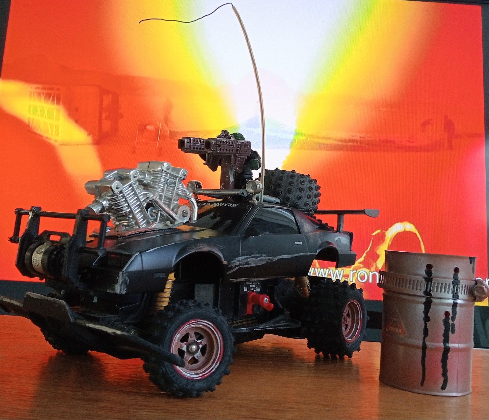 Unieke RC Nikko Texas Bros Mad Max, Ophalen of Verzenden, Elektro