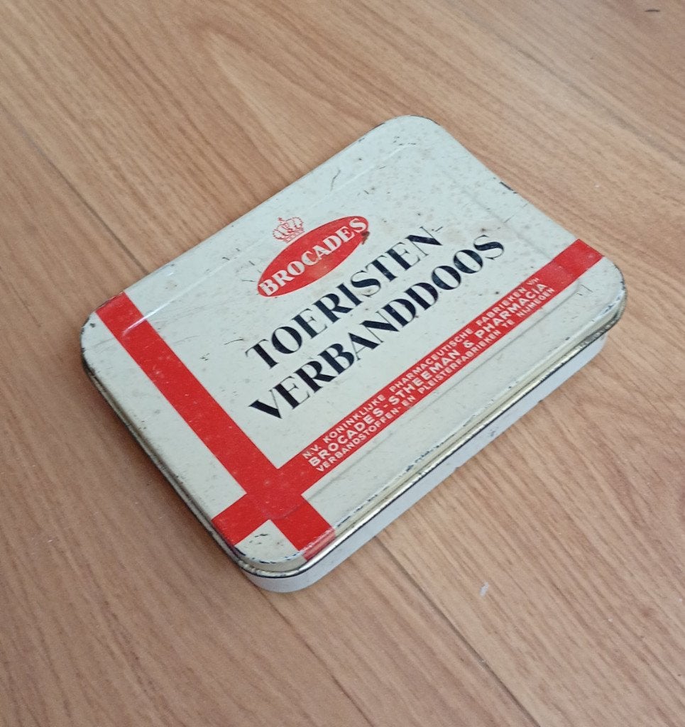 Brocades Toeristen Verbanddoos (jaren 50), Verzamelen, Ophalen, Gebruikt, Overige
