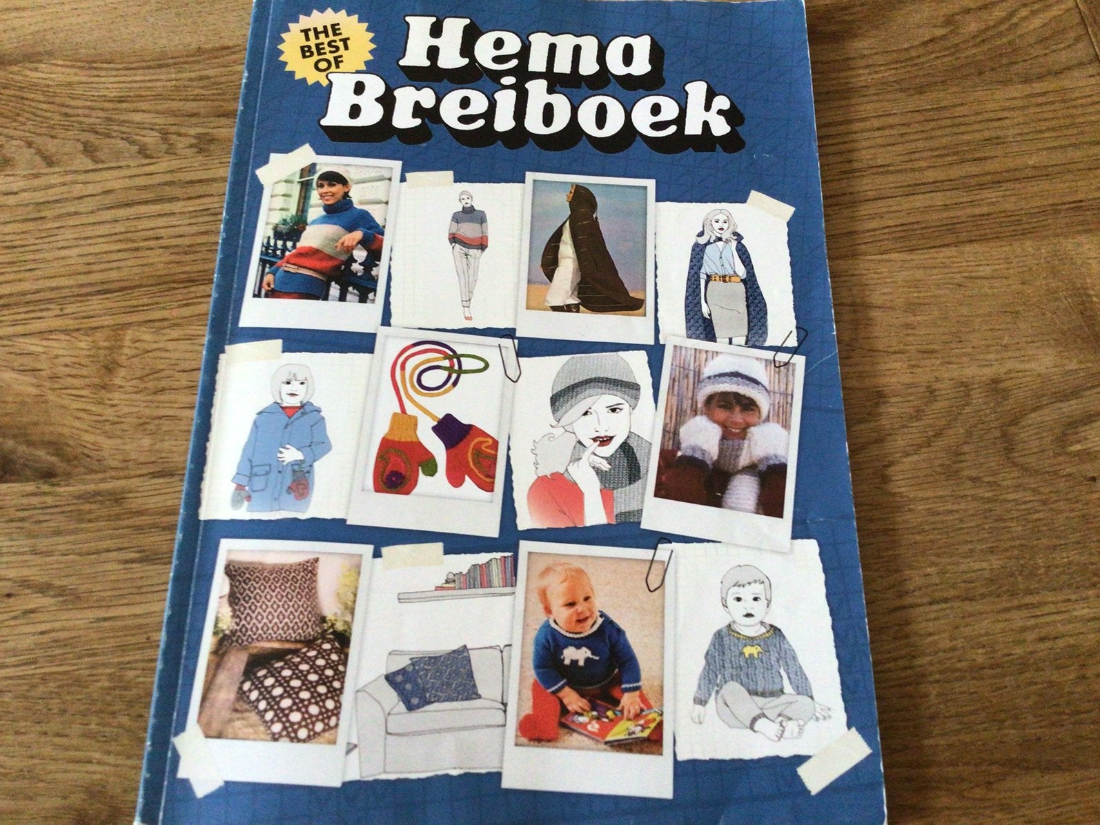 Hema Breiboek Winter 1976/1977 - Vintage Breipatronen, Hobby en Vrije tijd, Ophalen of Verzenden, Gebruikt, Breien of Haken, Patroon of Boek