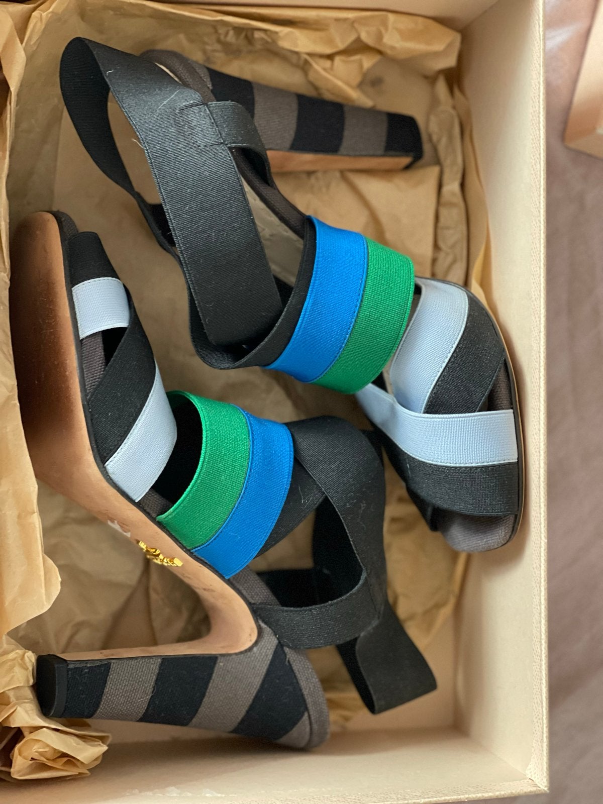 Prada zomer sandalen/pumps maat 39, Kleding | Dames, Ophalen, Zo goed als nieuw, Sandalen of Muiltjes