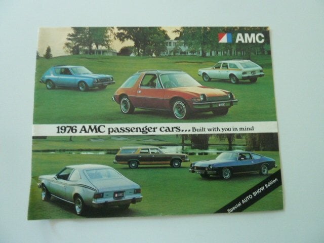 1976 AMC American Motors Full Line Show Ed. Brochure USA, Ophalen of Verzenden, Gelezen, Overige merken